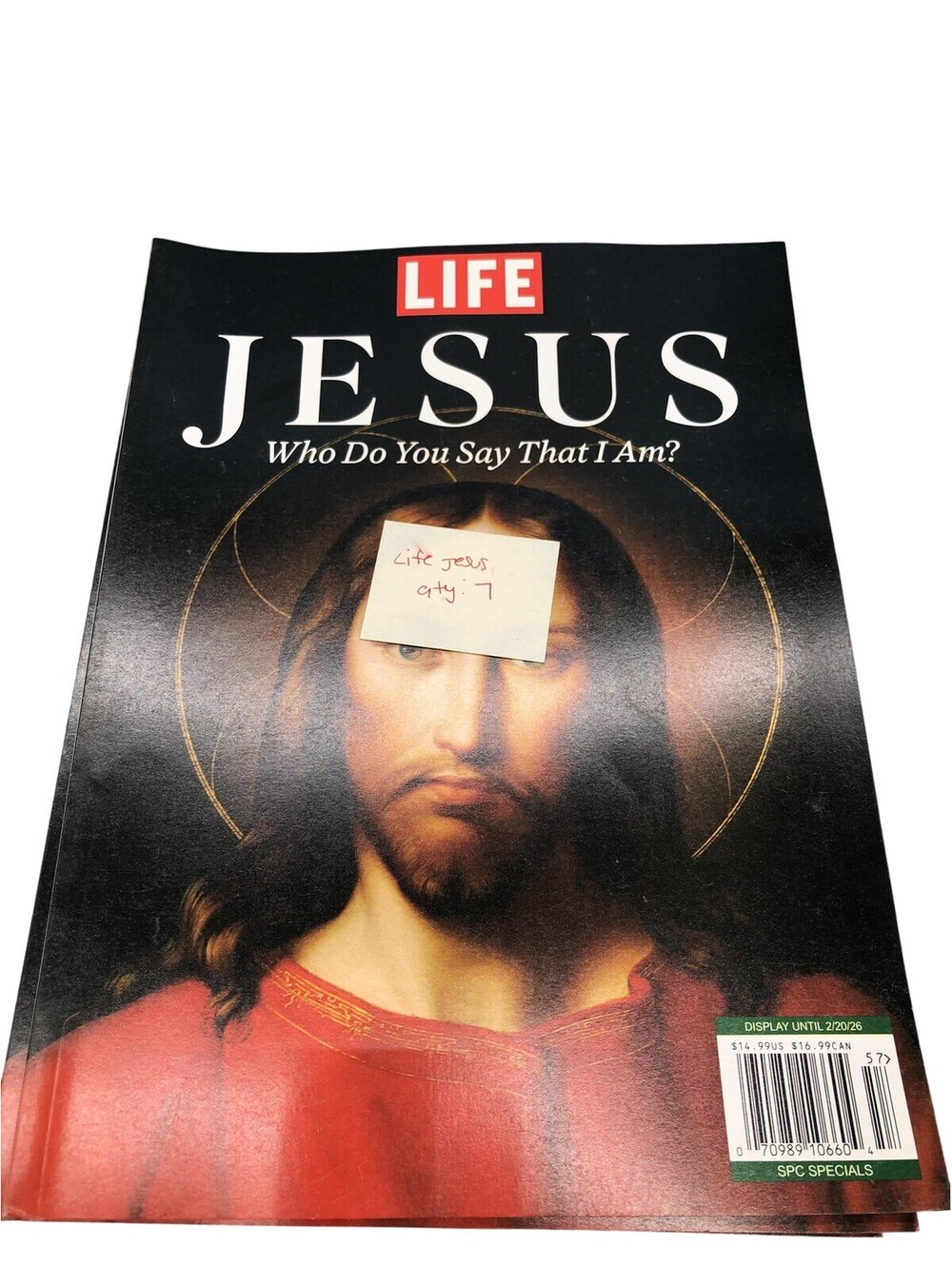 Life Jesus Who Do You Say That I Am Illustrated PB Red Christian Art Photography